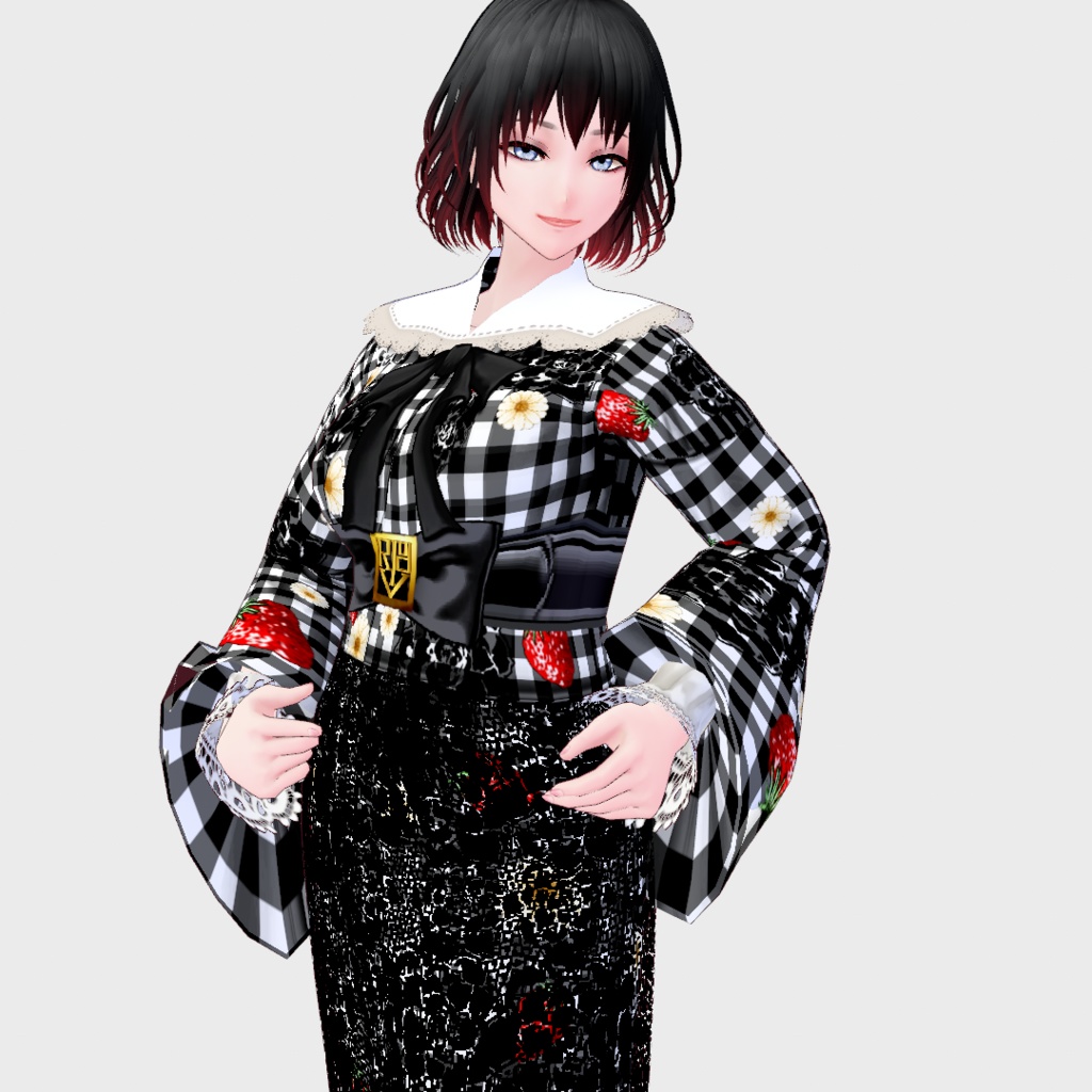 【Vroid】MODERN GIRLY KIMONO【女性用/正式版】