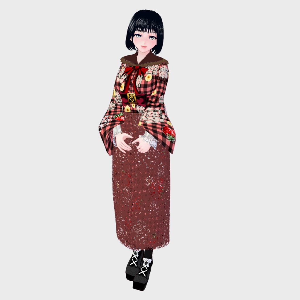 【Vroid】MODERN GIRLY KIMONO【女性用/正式版】