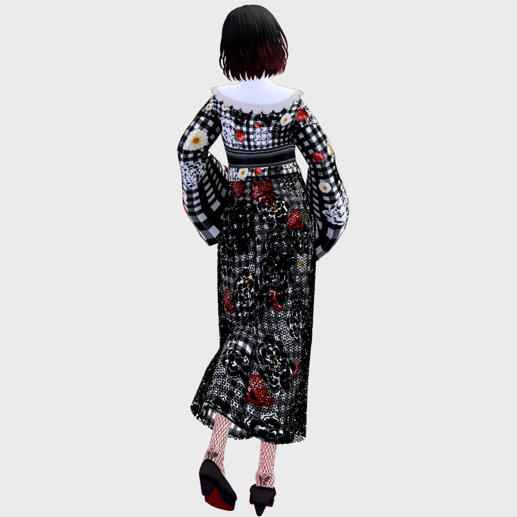 【Vroid】MODERN GIRLY KIMONO【女性用/正式版】