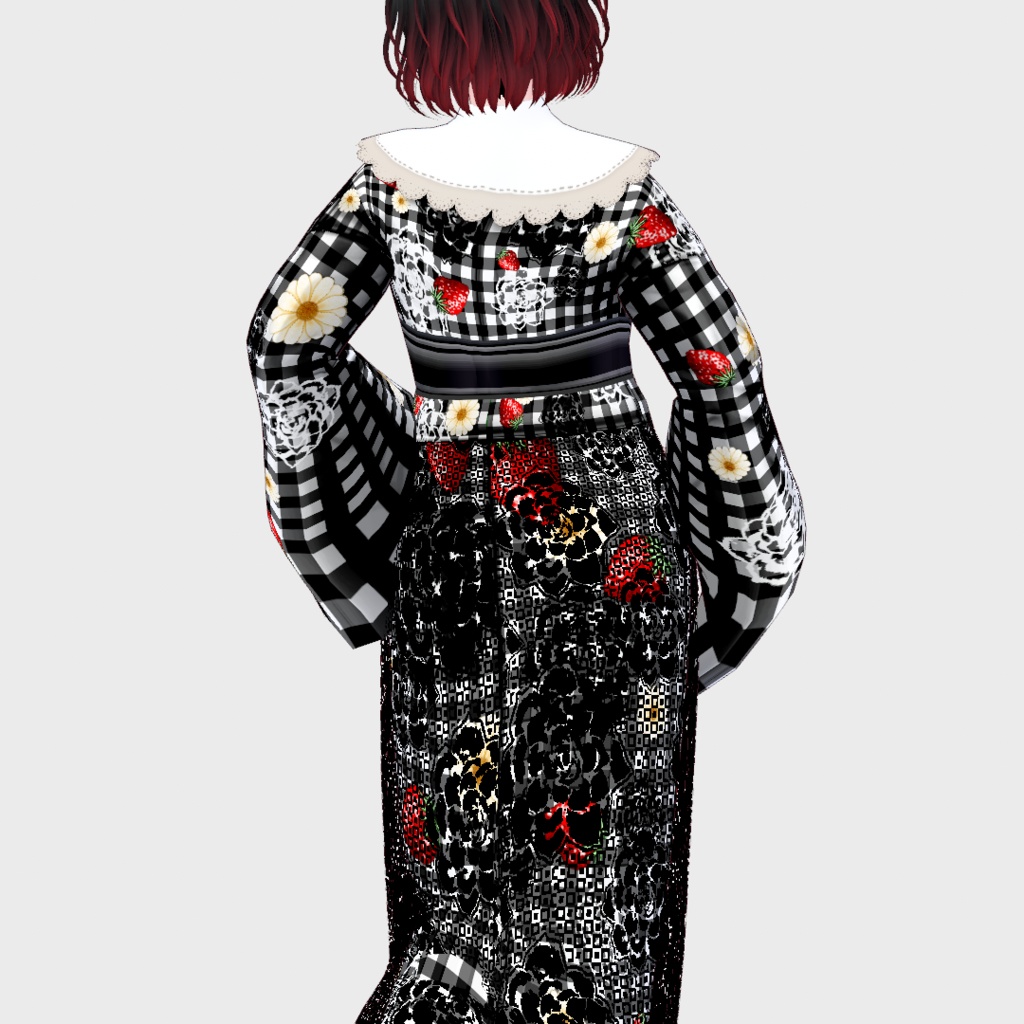 【Vroid】MODERN GIRLY KIMONO【女性用/正式版】
