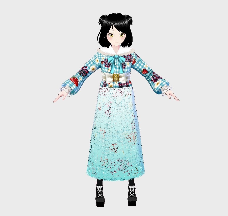 【Vroid】MODERN GIRLY KIMONO【女性用/正式版】