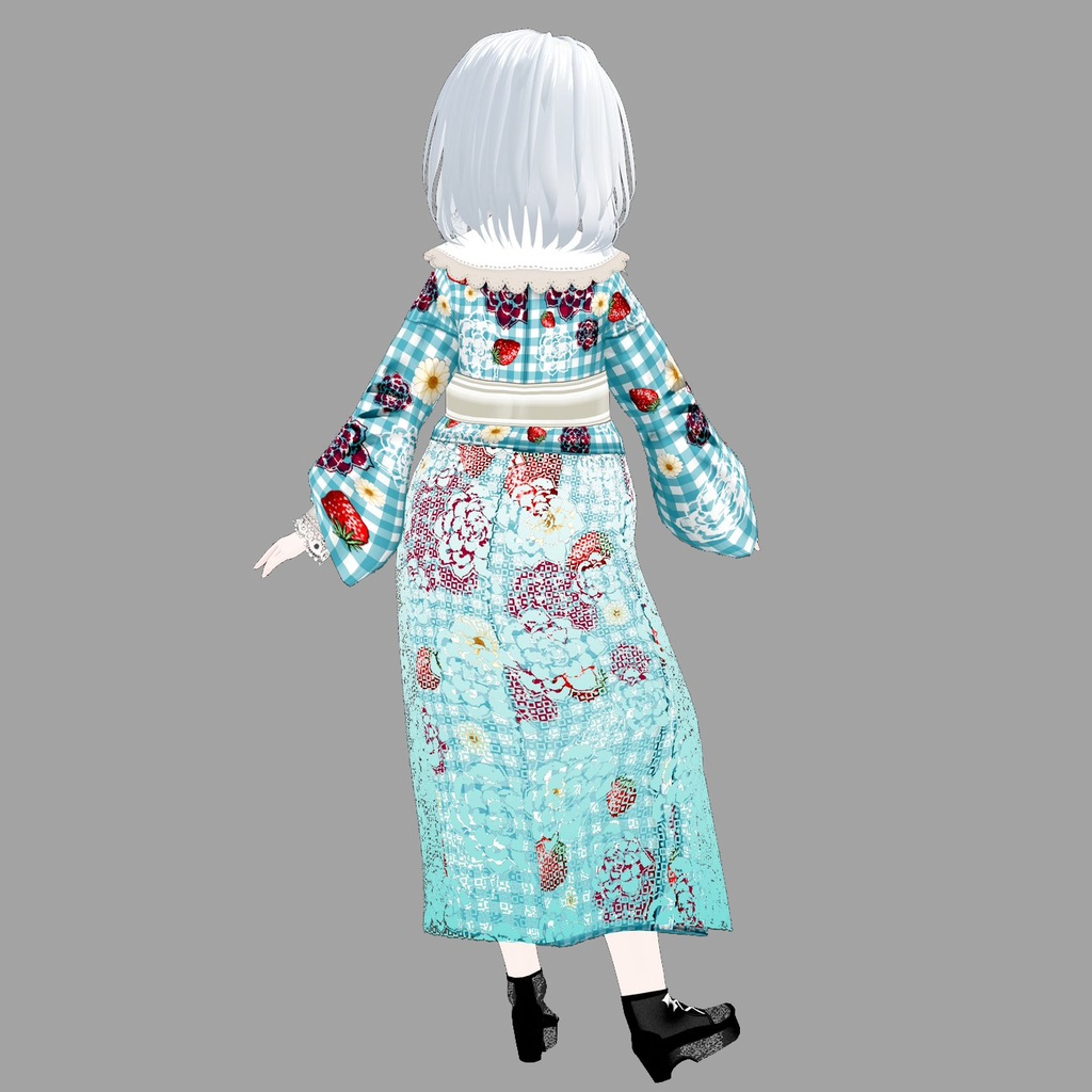 【Vroid】MODERN GIRLY KIMONO【女性用/正式版】
