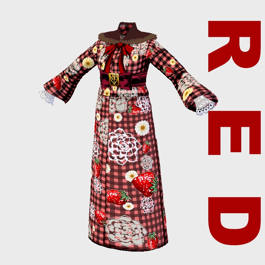 【Vroid】MODERN GIRLY KIMONO【女性用/正式版】