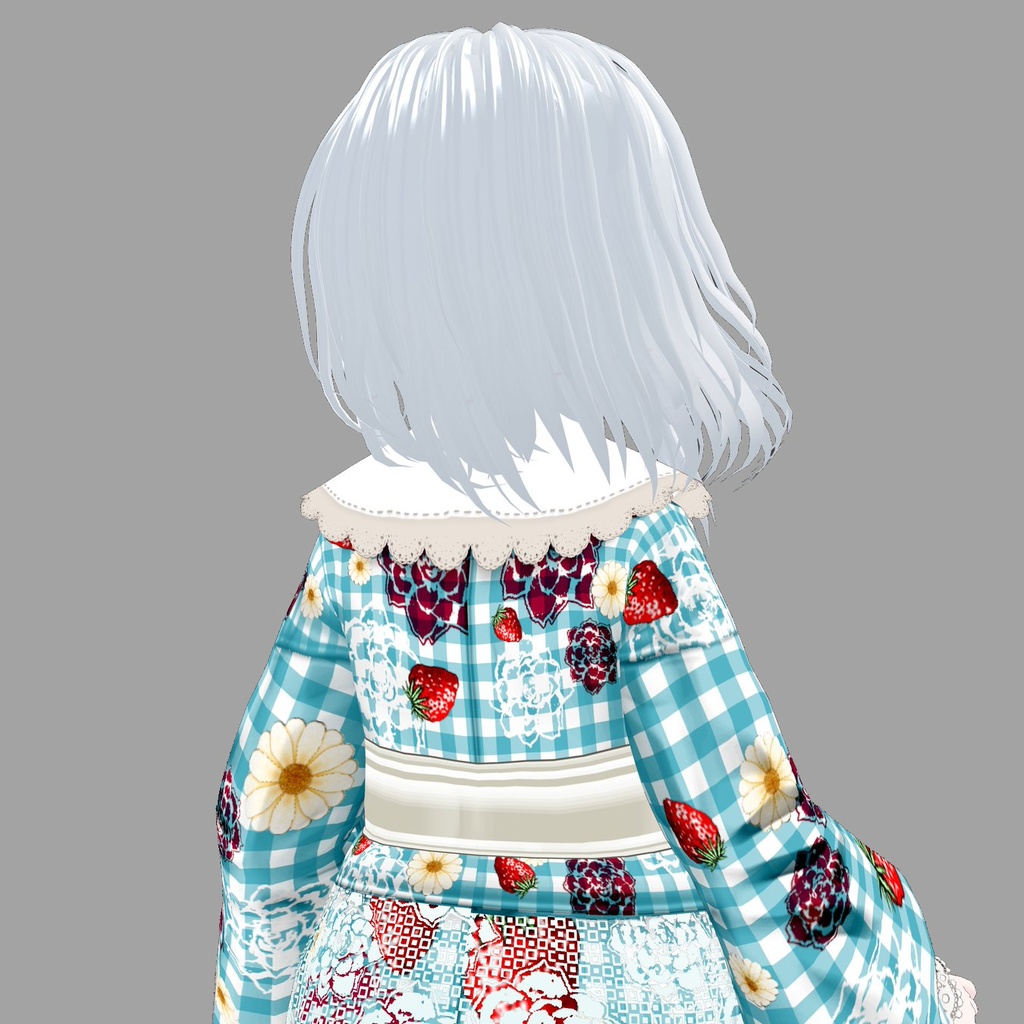 【Vroid】MODERN GIRLY KIMONO【女性用/正式版】