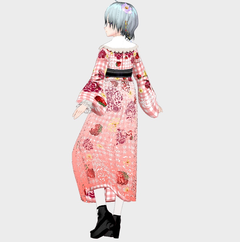 【Vroid】MODERN GIRLY KIMONO【女性用/正式版】