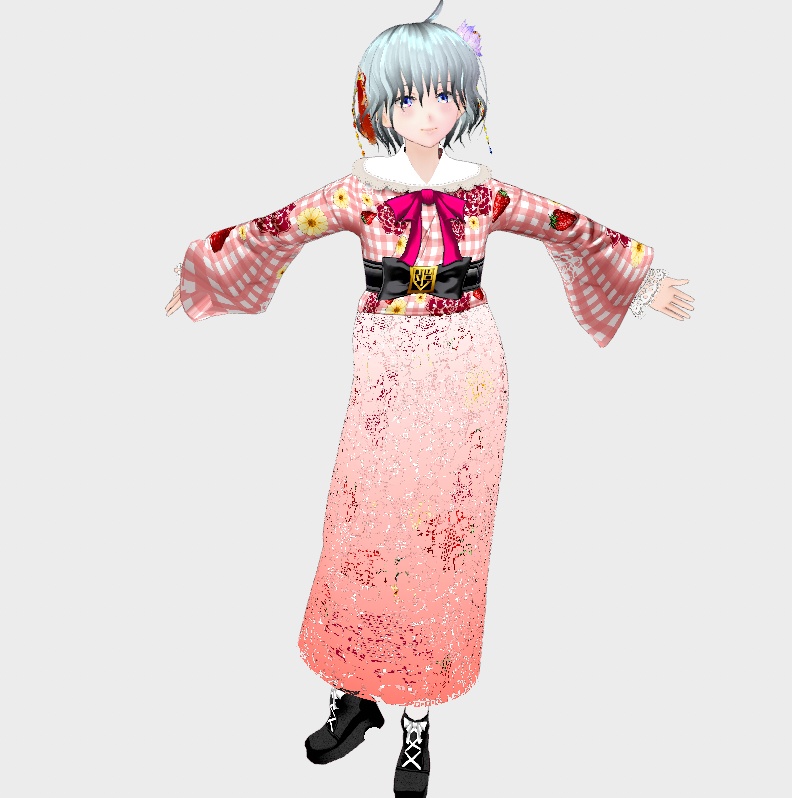 【Vroid】MODERN GIRLY KIMONO【女性用/正式版】