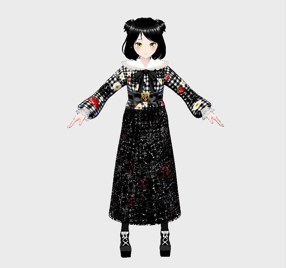 【Vroid】MODERN GIRLY KIMONO【女性用/正式版】