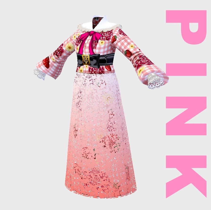 【Vroid】MODERN GIRLY KIMONO【女性用/正式版】