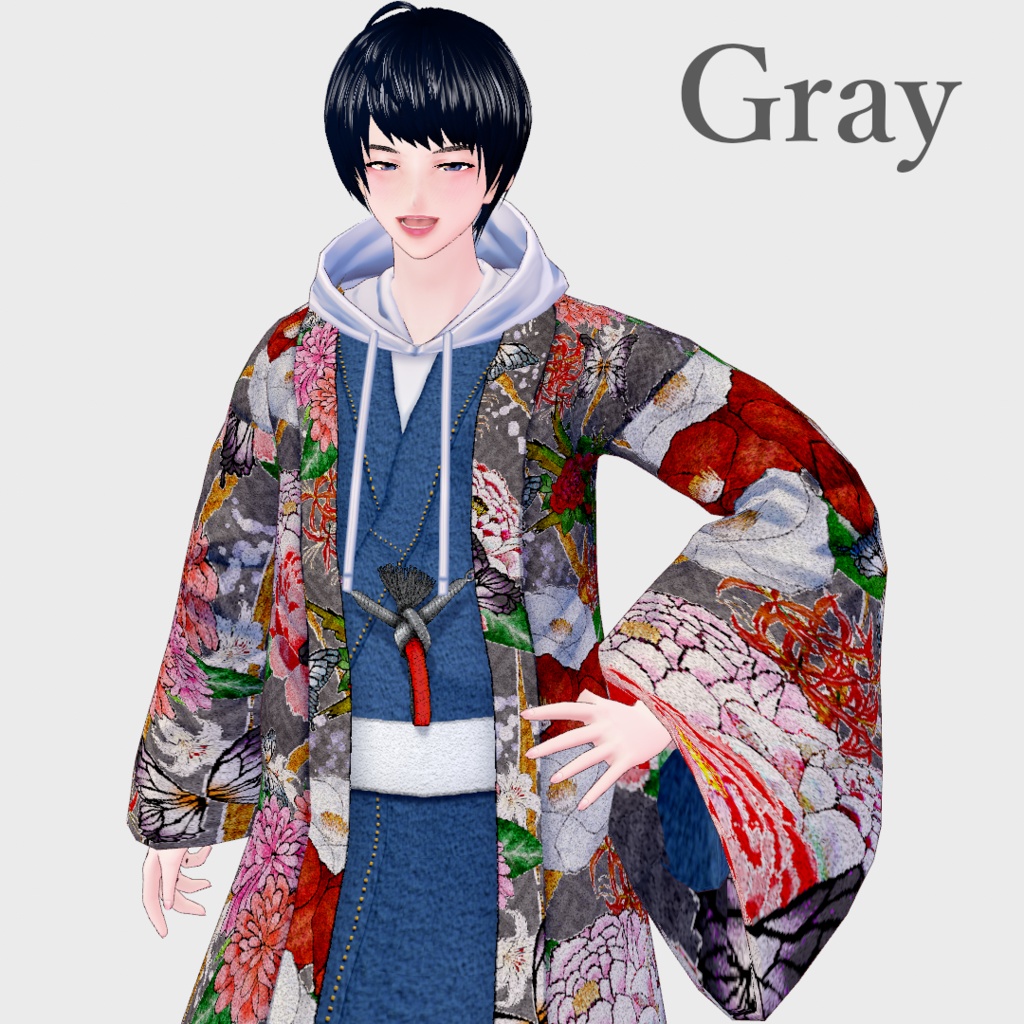 【Vroid】傾奇者羽織【男性・男装用/正式版】