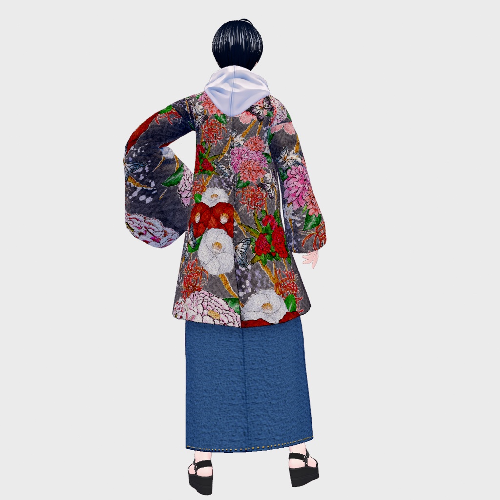 【Vroid】傾奇者羽織【男性・男装用/正式版】