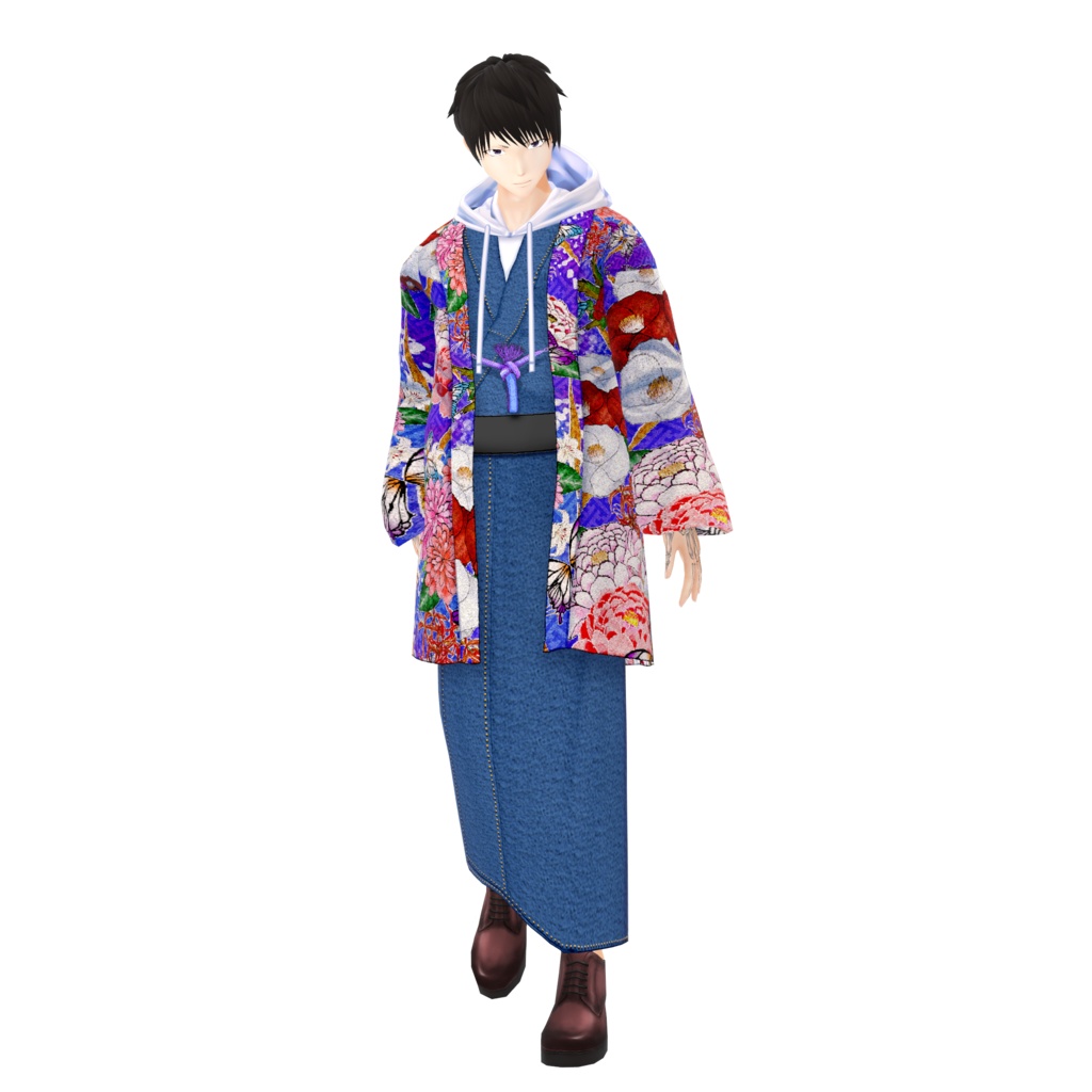 【Vroid】傾奇者羽織【男性・男装用/正式版】