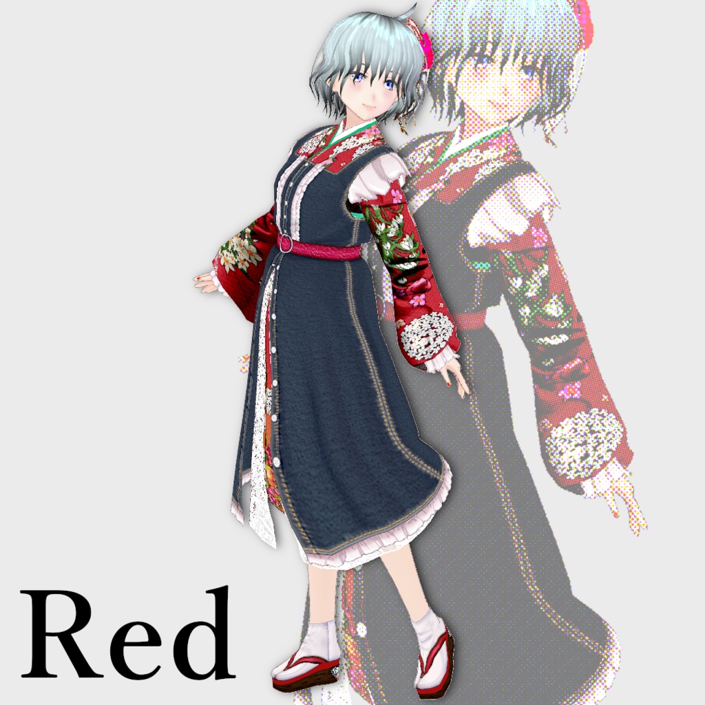 【Vroid】LadyAlkaloid【女性用/正式版】