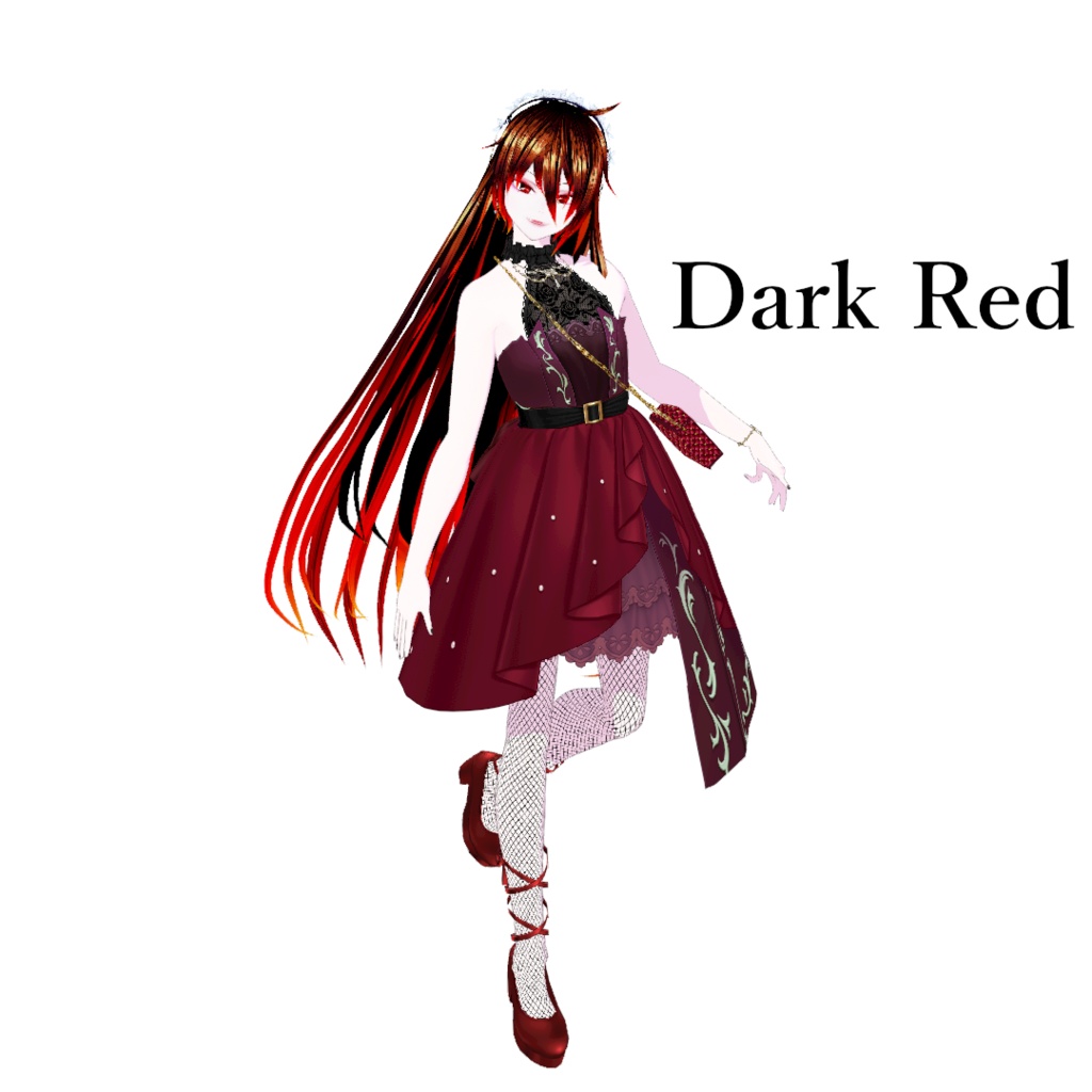 【Vroid】レザーキルティングショルダーミニバッグ【正式版/Ringo式スクリプト使用】