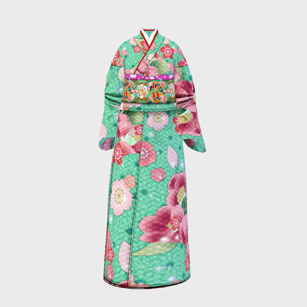 【Vroid】なまこん庵 × iodaioコラボ着物セット【正式版】