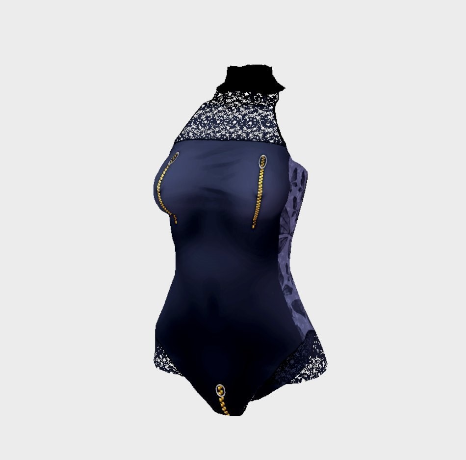 【Vroid】ジッパーレオタード【正式版】