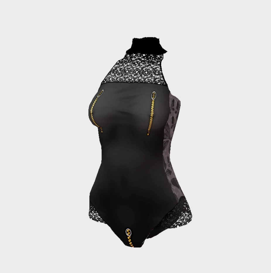 【Vroid】ジッパーレオタード【正式版】