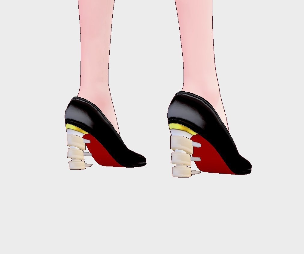 【Vroid】ボーンハイヒール【正式版】