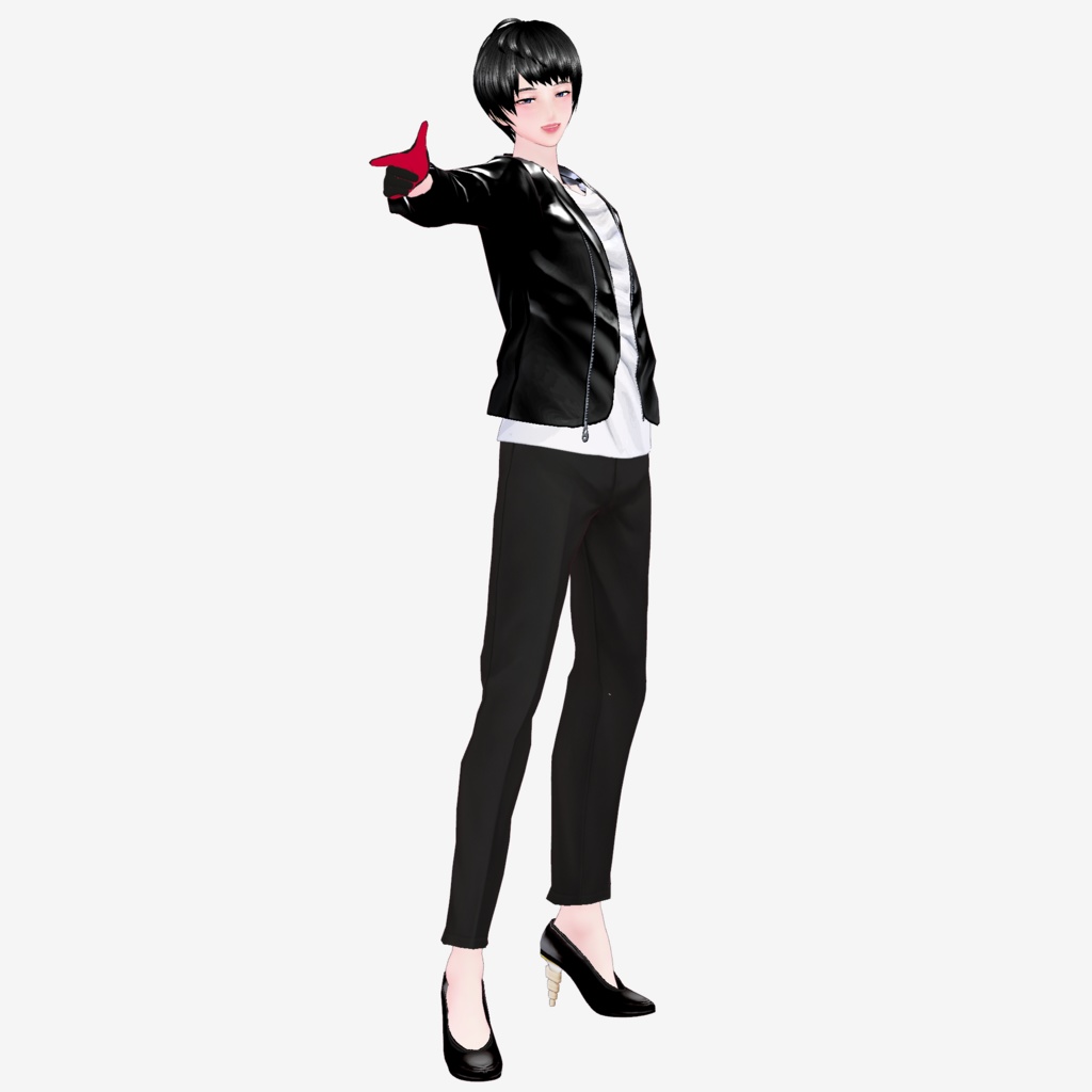 【Vroid】ボーンハイヒール【正式版】