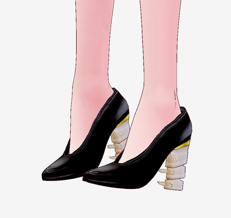 【Vroid】ボーンハイヒール【正式版】