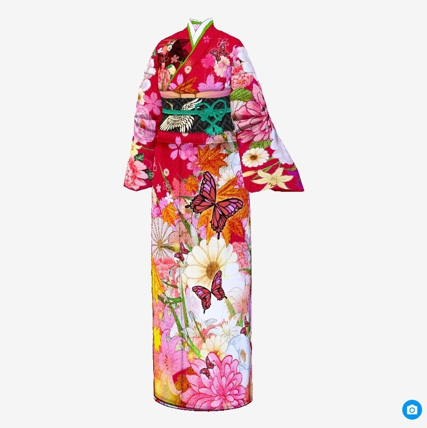 【Vroid】百花繚乱・花園着物【女性・女装用/正式版】