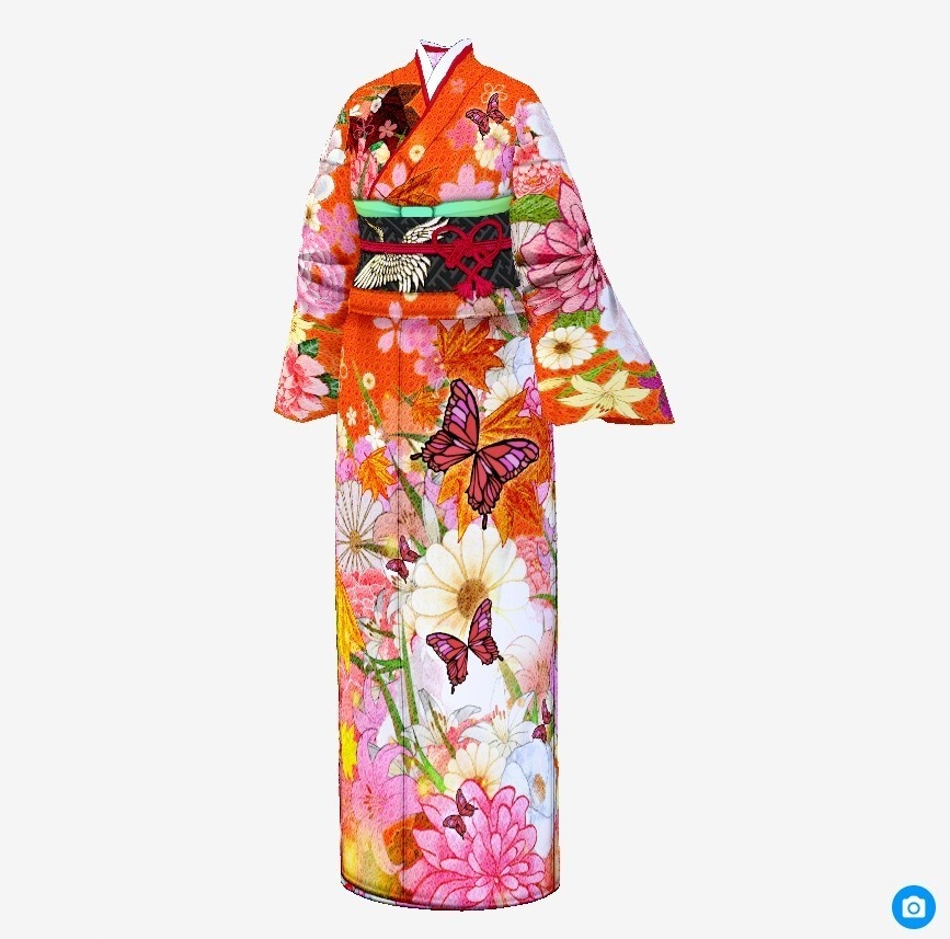 【Vroid】百花繚乱・花園着物【女性・女装用/正式版】