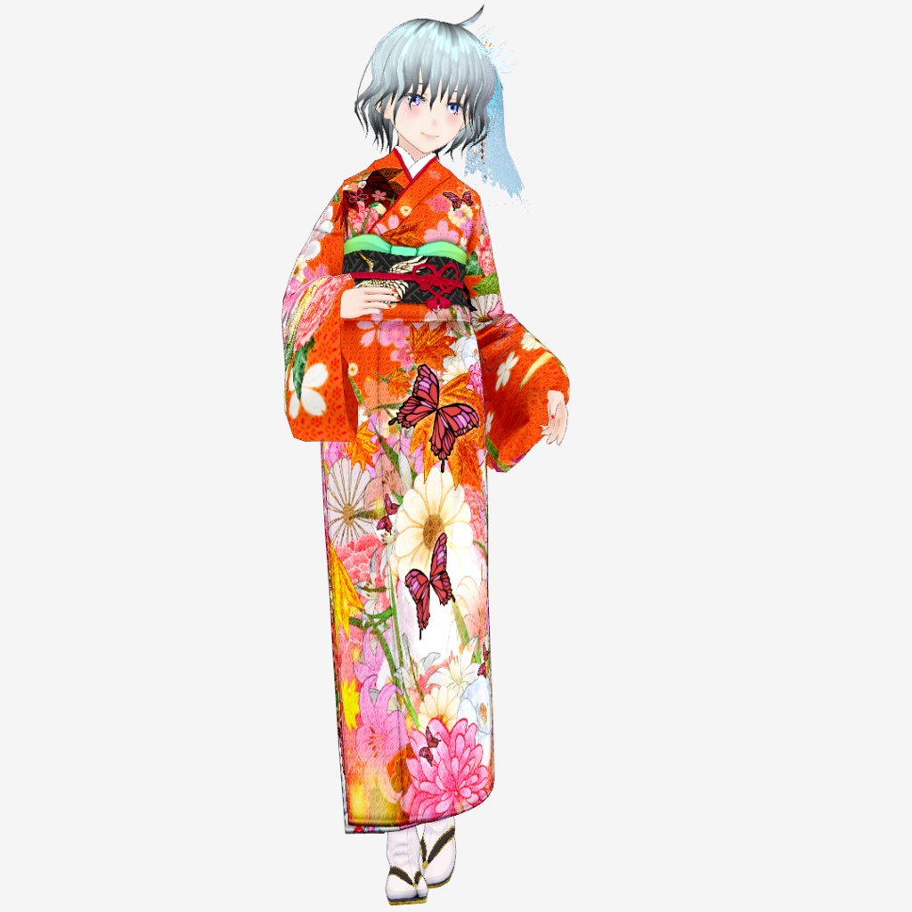 【Vroid】百花繚乱・花園着物【女性・女装用/正式版】