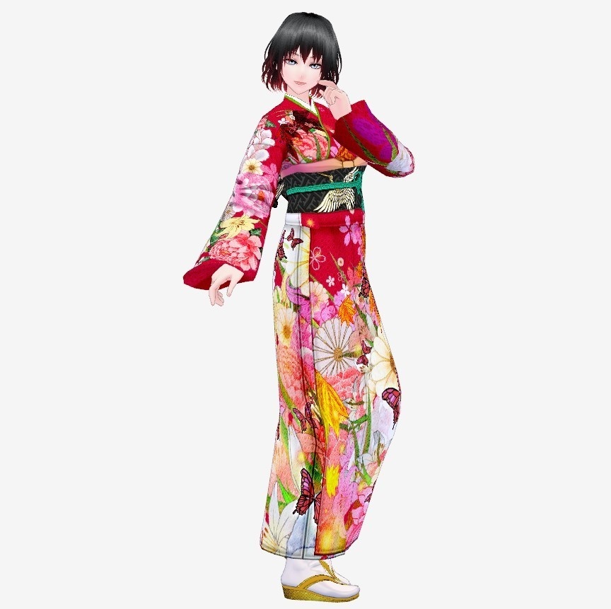 【Vroid】百花繚乱・花園着物【女性・女装用/正式版】