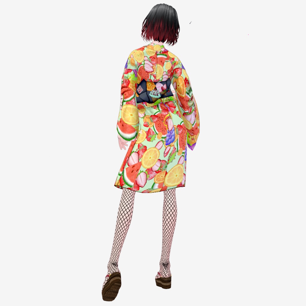 【Vroid・無料版有】THX4000!Fruit YUKATA【女性・女装用/正式版】