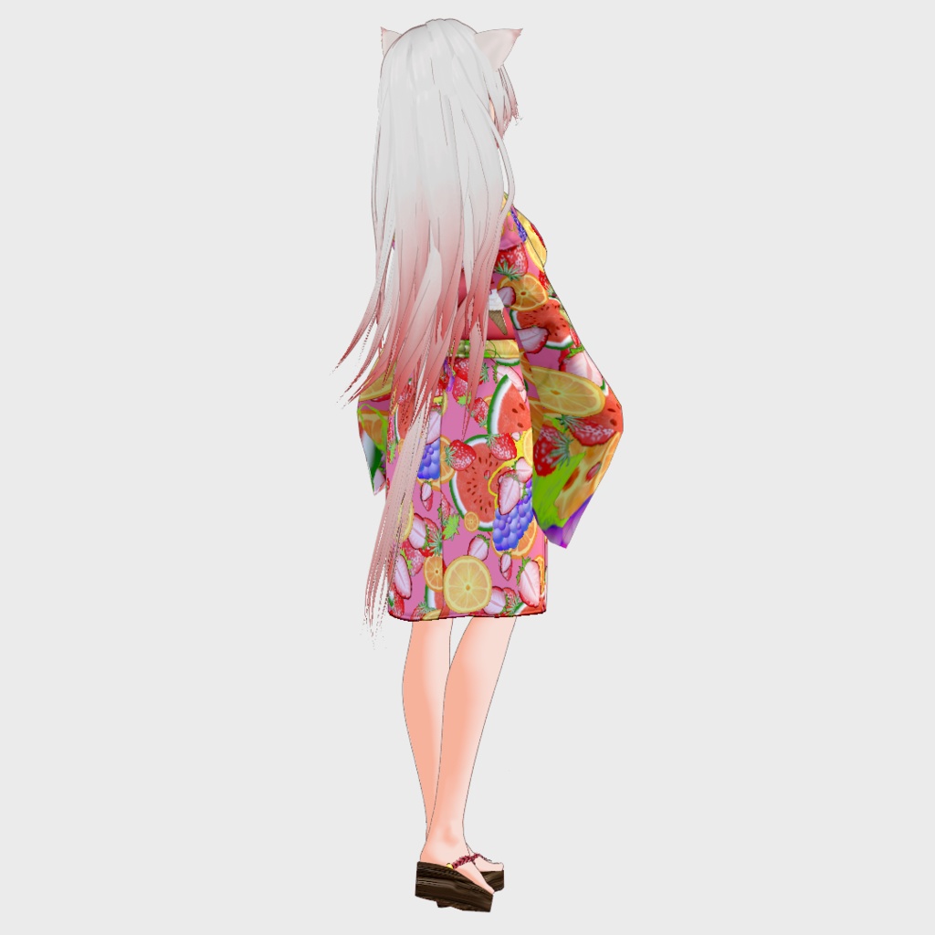 【Vroid・無料版有】THX4000!Fruit YUKATA【女性・女装用/正式版】
