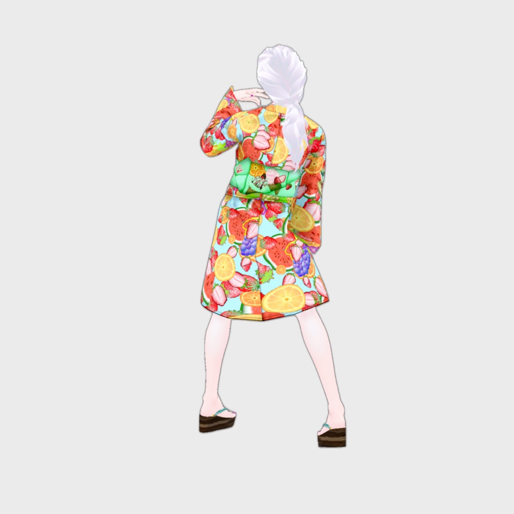 【Vroid・無料版有】THX4000!Fruit YUKATA【女性・女装用/正式版】