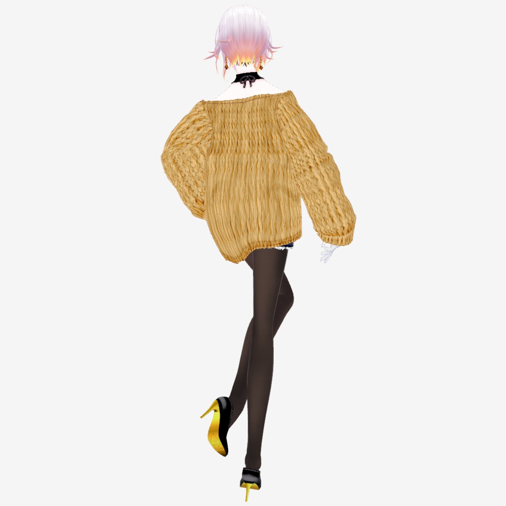 【Vroid・無料版有】男女兼用清楚風痴女服【女性&女装用/正式版】