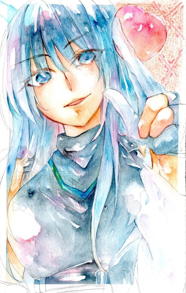 【原画】ワル顔*ハート*涙