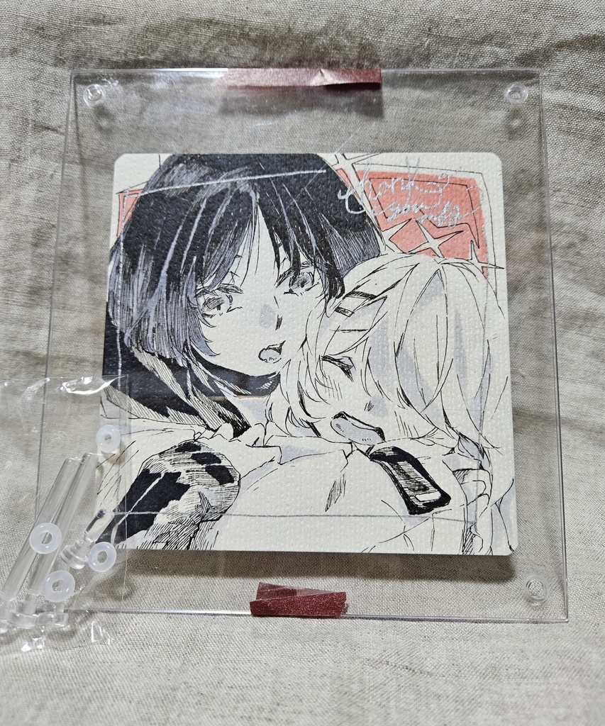 【アナログ原画】ミサヒヨ・ワル顔・ハート