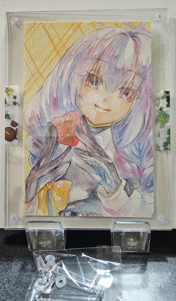 【アナログ原画】ミサヒヨ・ワル顔・ハート