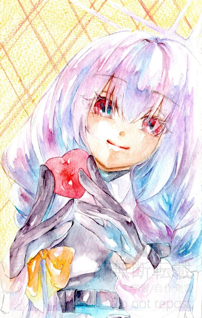 【アナログ原画】ミサヒヨ・ワル顔・ハート