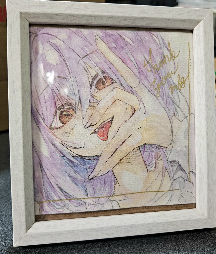 【アナログ原画】ミサヒヨ・ワル顔・ハート