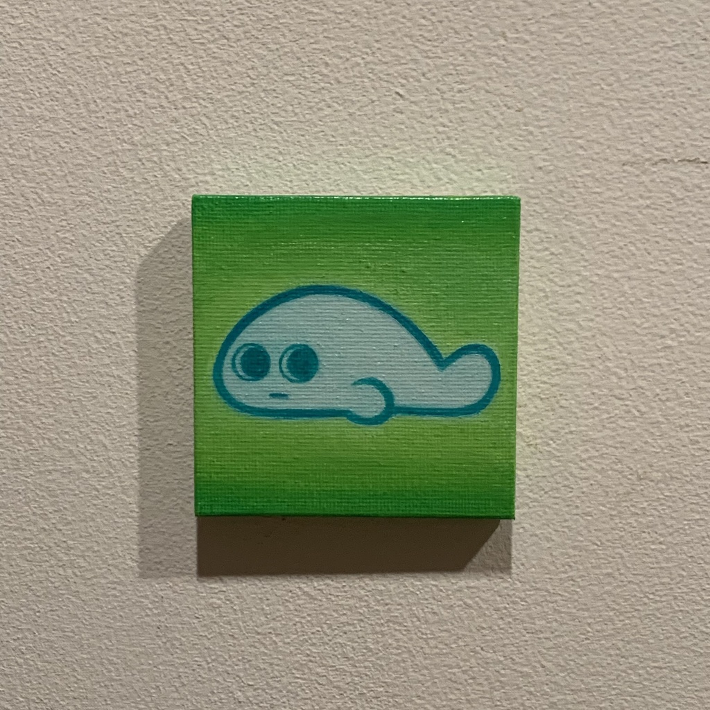 アザラシ ミニキャンバス