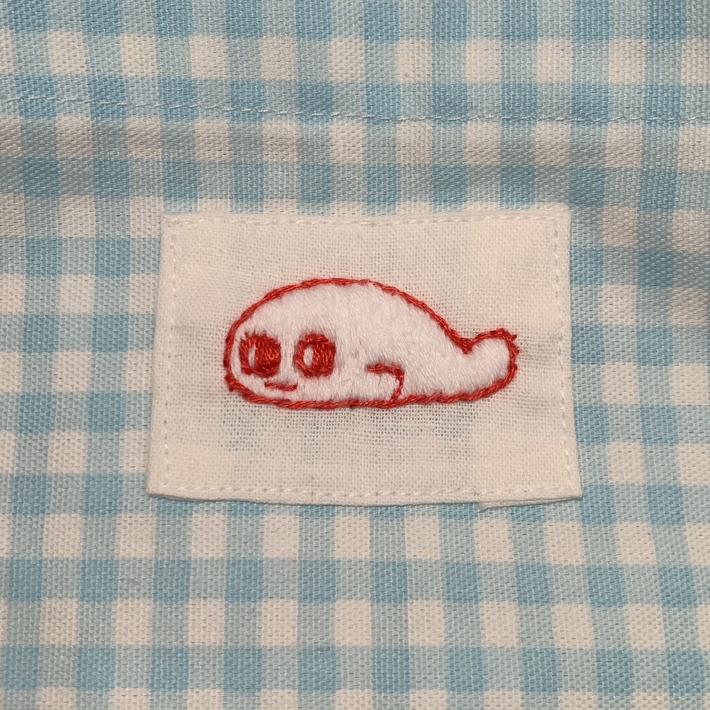 pusa sibirica 刺繍トートバッグ