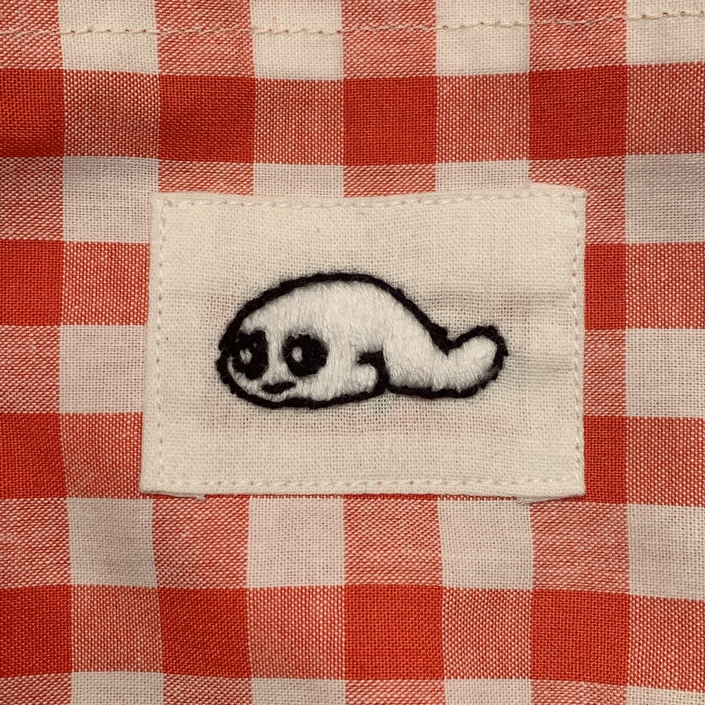 pusa sibirica 刺繍トートバッグ