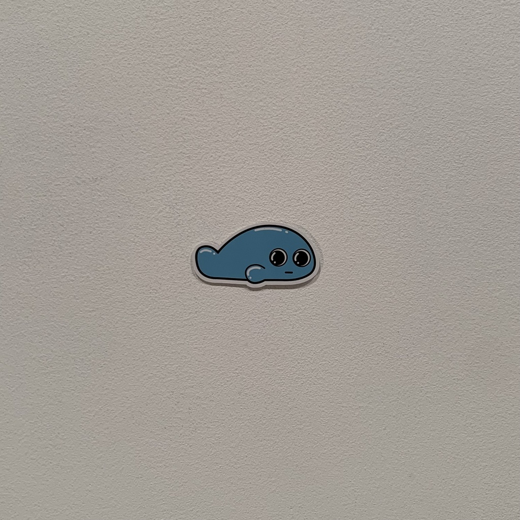 バイカルアザラシステッカー1枚