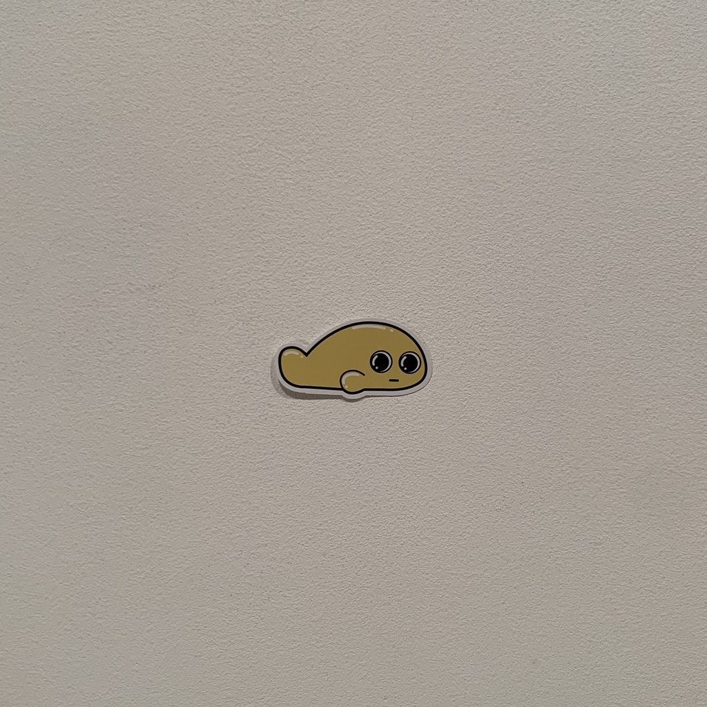 バイカルアザラシステッカー1枚