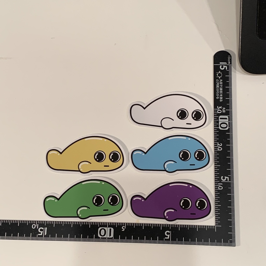 バイカルアザラシステッカー1枚