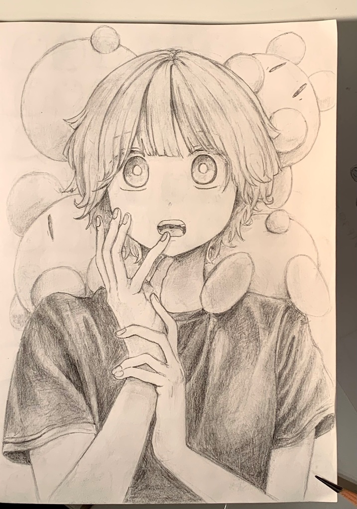 鉛筆原画 うさぎ