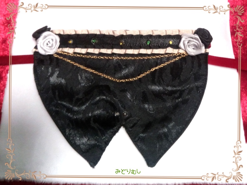 もちまめふわ★ダークウェディング(黒タキシード/ヘッドドレス)