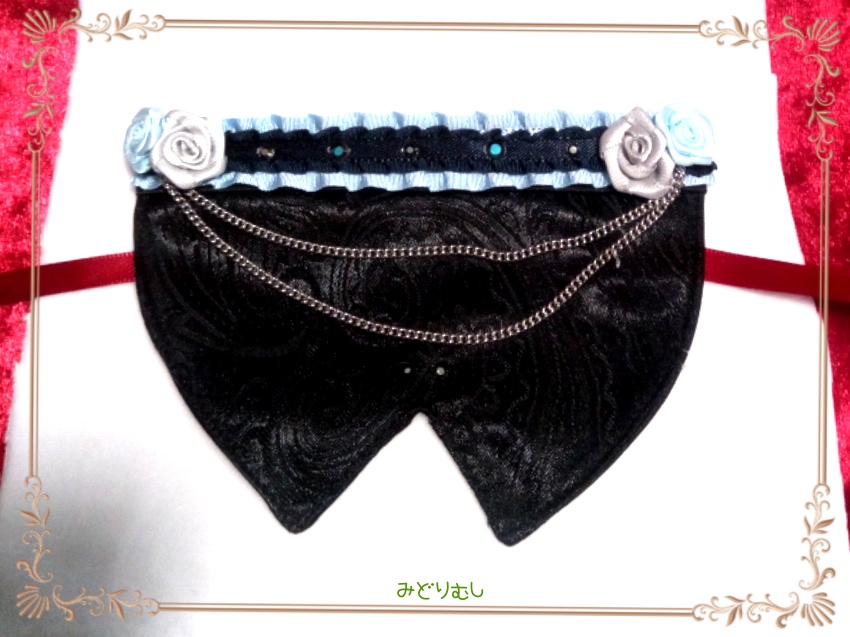 もちまめふわ★ダークウェディング(黒タキシード/ヘッドドレス)