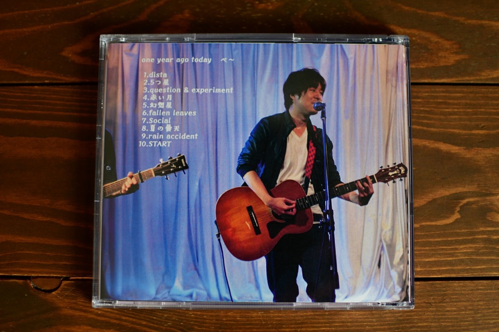 4thアルバム「one year ago today」(CD版)
