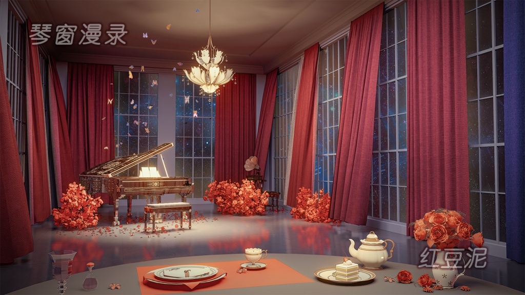 vtuber【配信背景】琴窗漫録