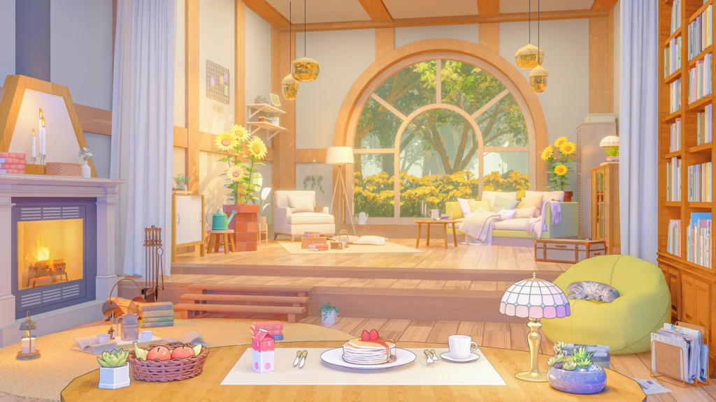 Vtuber【動く配信背景】