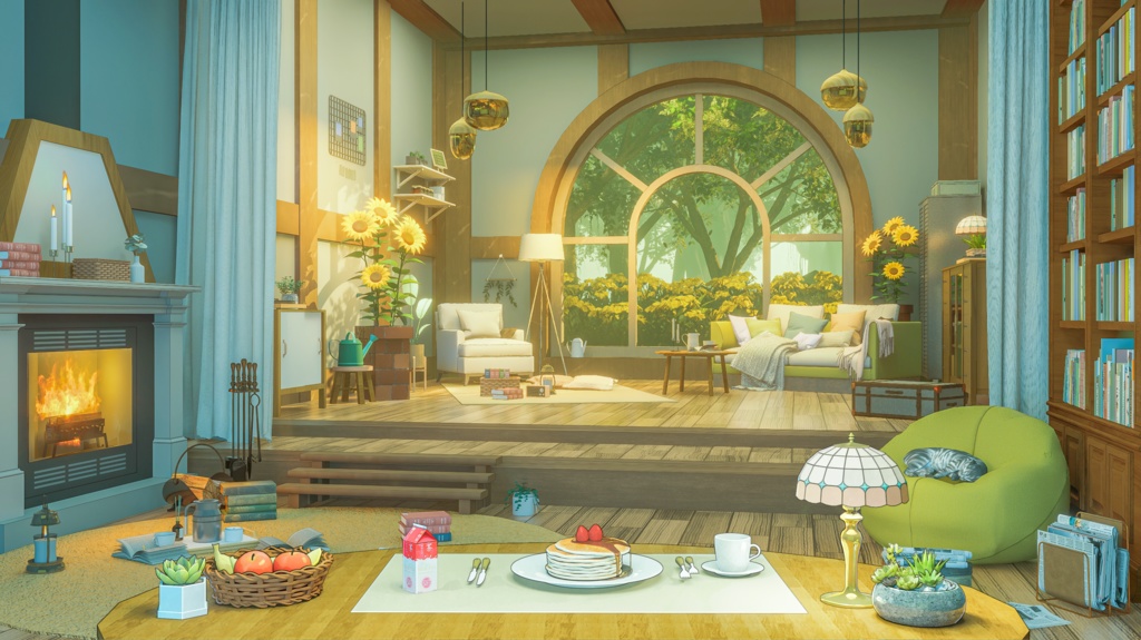 Vtuber【動く配信背景】