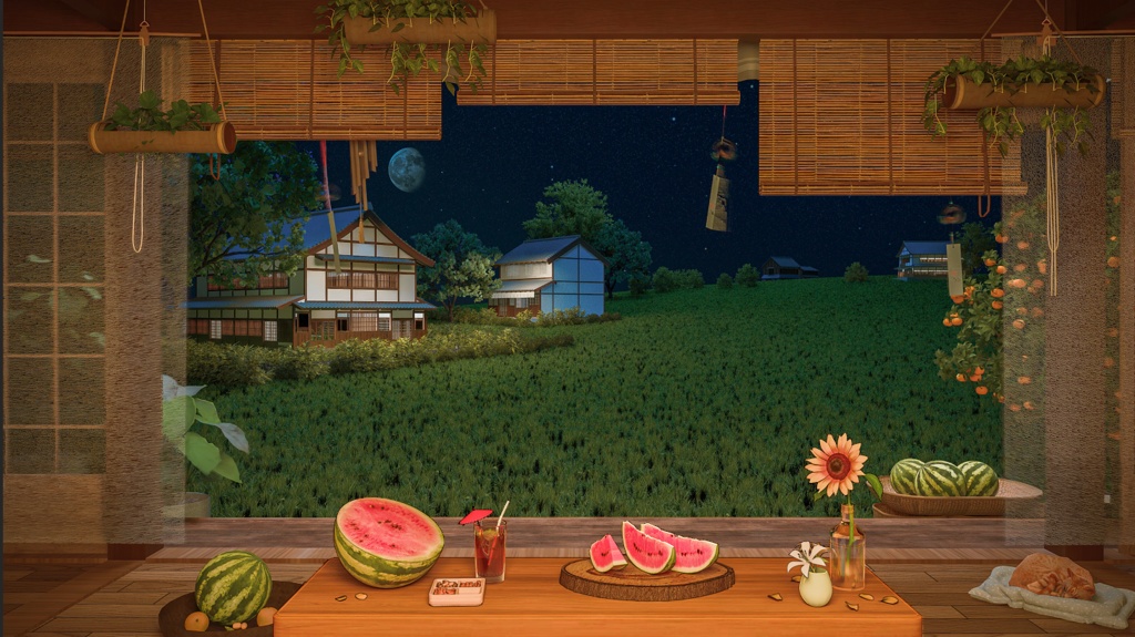 Vtuber【動く配信背景】